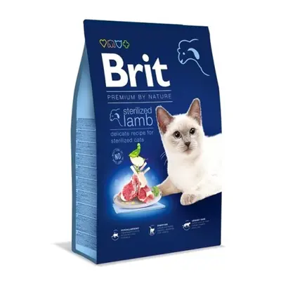 Brit Premium Cat by Nature Sterilized Lamb 8 kg