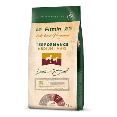 Fitmin Dog Medium/Maxi Performance Lamb With Beef 12 kg