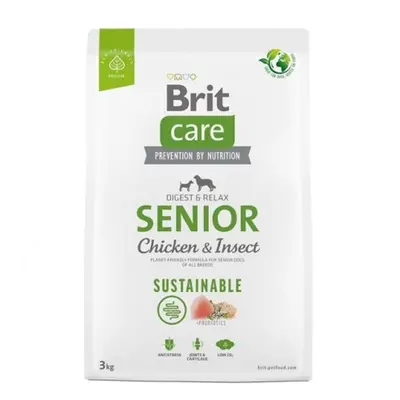 Brit Care Dog Sustainable Senior Chicken & Insect 3 kg