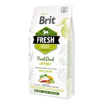 Brit Fresh Duck & Millet Adult Run & Work 2,5 kg