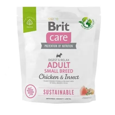 Brit Care Dog Sustainable Adult Small Breed Chicken & Insect 1 kg