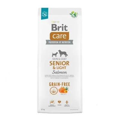 Brit Care Dog Grain-free Senior & Light Salmon 12 kg