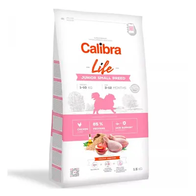 Calibra Dog Life Junior Small Breed Chicken 1,5 kg