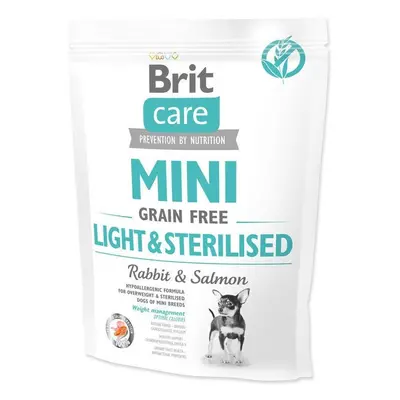 Brit Care Mini GF Light & Sterilised Rabbit & Salmon 400 g