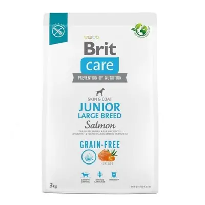 Brit Care Dog Grain-free Junior Large Breed Salmon 3 kg