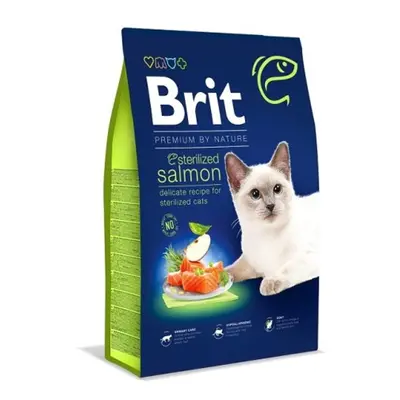 Brit Premium Cat by Nature Sterilized Salmon 8 kg