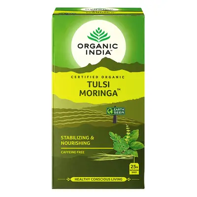 Organic India Tulsi moringa čaj 25 sáčků