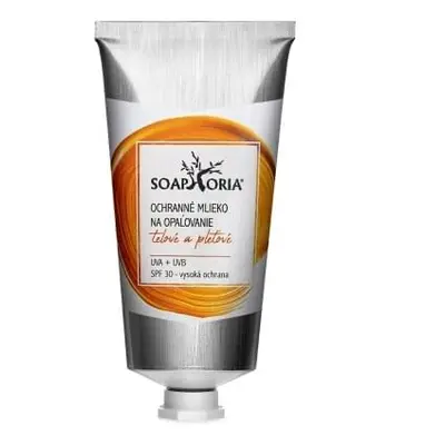 Soaphoria Ochranné tělové a pleťové mléko na opalování s SPF 30 75 ml