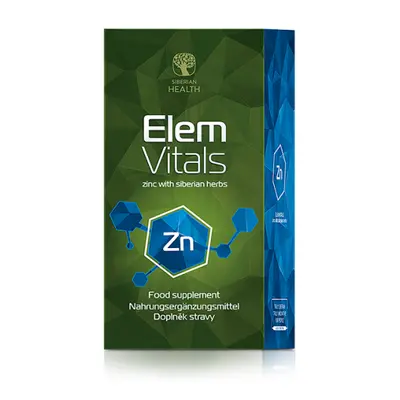 Sibiřské zdraví Elemvitals - Zinek 60 cps