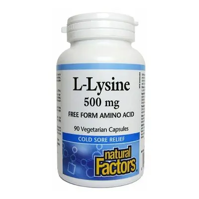 Natural Factors L-Lysine 500mg 90cps