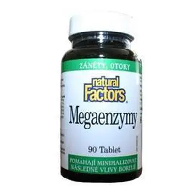 Natural factors Megaenzymy 90 tbl