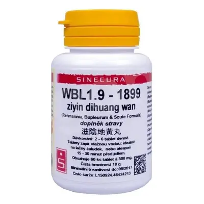 Sinecura WBL 1.9 (Ziyin dihuang wan) 60 tbl.