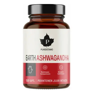 Puhdistamo Earth Ashwagandha BIO 120 cps