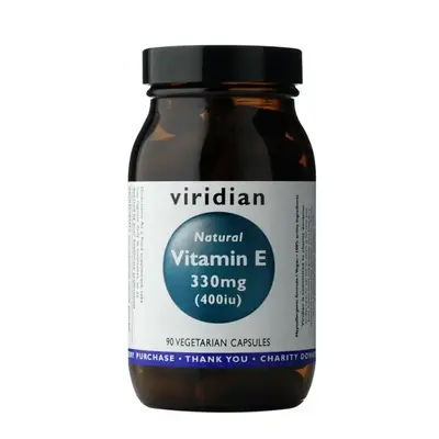 Viridian Vitamin E 400iu 90 kapslí