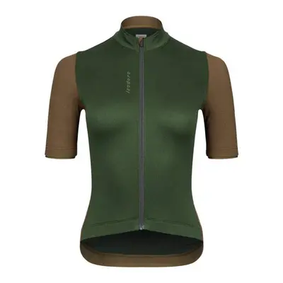 W Cyklodres ISADORE Signature Jersey Kombu Green / Dark Olive