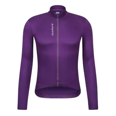 Cyklodres ISADORE Signature Thermal Long Sleeve Jersey Blackberry Cordial