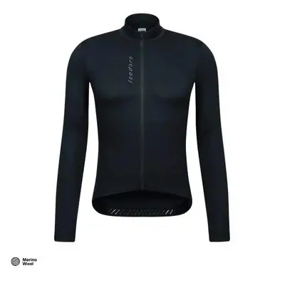 Cyklodres ISADORE Signature Thermal Long Sleeve Jersey Anthracite