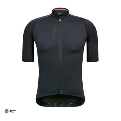 Cyklodres ISADORE Signature Merino Tech Jersey Anthracite