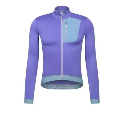 Cyklodres ISADORE Alternative Eco Fleece Long Sleeve Jersey Iris - VÝPRODEJ