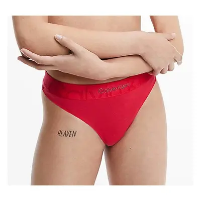 Dámské tanga Calvin Klein QF7055E červené