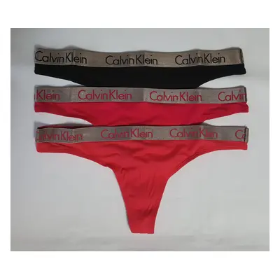 Dámské tanga Calvin Klein QD3560E 3 KUSY