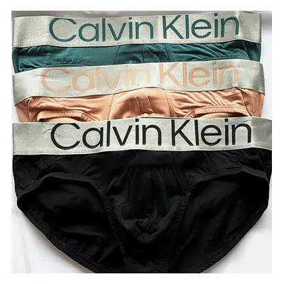 Pánské slipy Calvin Klein NB3129A STEEL COTTON