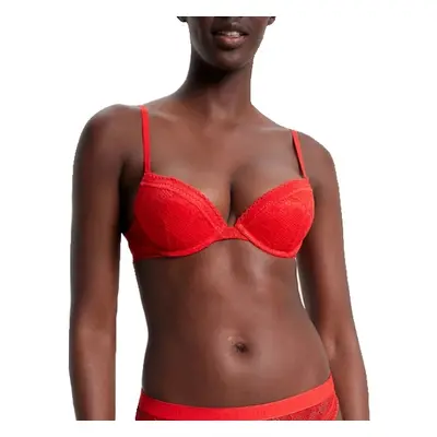 Dámská push-up podprsenka Tommy Hilfiger UW0UW04755 červená