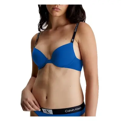 Dámská push-up podprsenka Calvin Klein QF7252E modrá