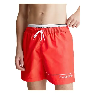 Pánské plavky Calvin Klein KM0KM00957 červené