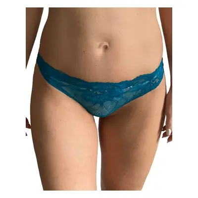 Dámské tanga Calvin Klein QF6397E petrolejové