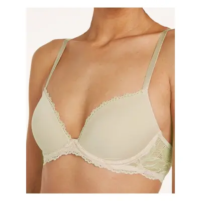 Dámská push-up podprsenka Calvin Klein QF6394E šampáňo