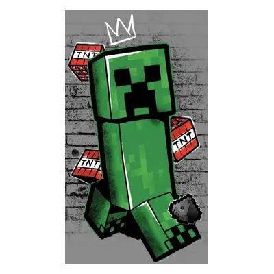 Osuška Minecraft Metro Art Creeper