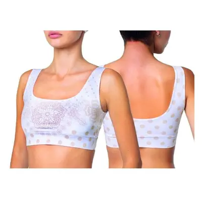 Dámský Crop Top Meméme Polka Dot Chamomile