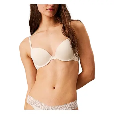 Dámská push-up podprsenka Calvin Klein QF7578 šampáňo