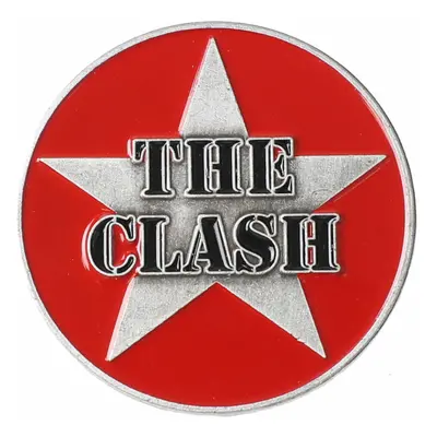 přípínáček THE CLASH - MILITARY LOGO - RAZAMATAZ