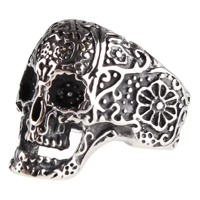 prsten ETNOX - Ornament Skull