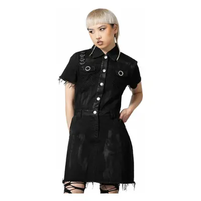 šaty dámské KILLSTAR - Ree-Vival Denim - Black