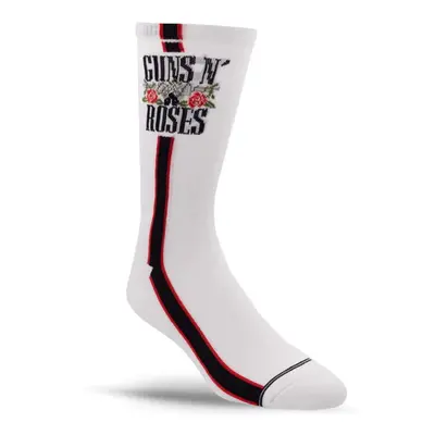 ponožky PERRI´S SOCK - Guns N' Roses - SIDE STRIPE - WHITE