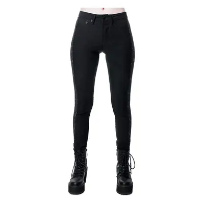 kalhoty dámské KILLSTAR - Vanquish Jeans - BLACK