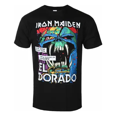 Tričko metal pánské Iron Maiden - El Dorado BL - ROCK OFF - IMTEE125MB