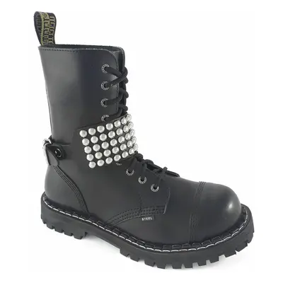 postroj na botu Leather boot strap whith rivets - bubble