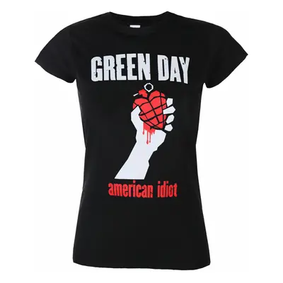 Tričko metal dámské Green Day - AMERICAN IDIOT HEART - PLASTIC HEAD - PHD12450G