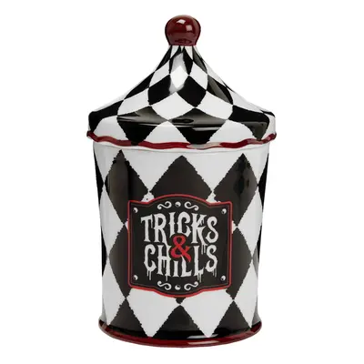 dekorace (dóza) KILLSTAR - Tricks N Chills Medium - Black/White