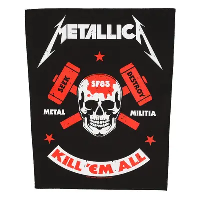 nášivka velká METALLICA - METAL MILITIA - RAZAMATAZ