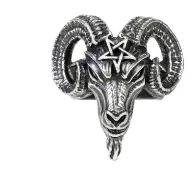 prsten ALCHEMY GOTHIC - Baphomet - Pewter