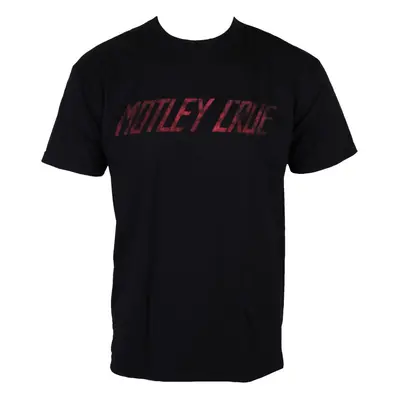 Tričko metal pánské Mötley Crüe - Distressed Logo - ROCK OFF - MOTTEE16MB