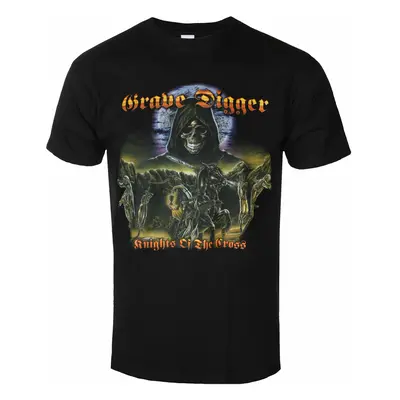 Tričko metal pánské Grave Digger - KNIGHTS OF THE CROSS - PLASTIC HEAD - PH12015