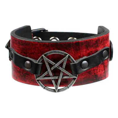 náramek Pentagram - red