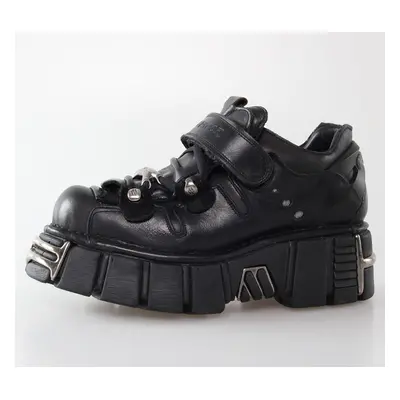 boty kožené dámské - Bolt Shoes (131-S1) Black - NEW ROCK - M.131-S1