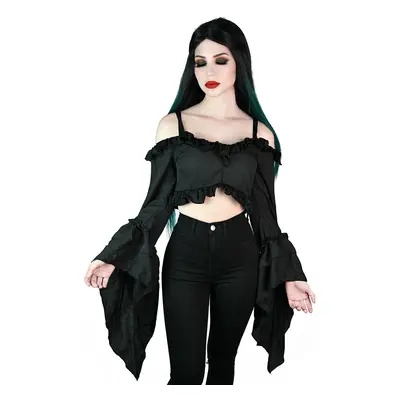 tričko dámské - Tessa Terror Chiffon Top - KILLSTAR - KSRA003494